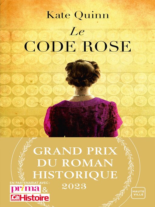 Title details for Le Code Rose by Kate Quinn - Wait list